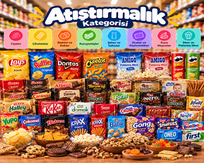 Atıştırmalık reyonu