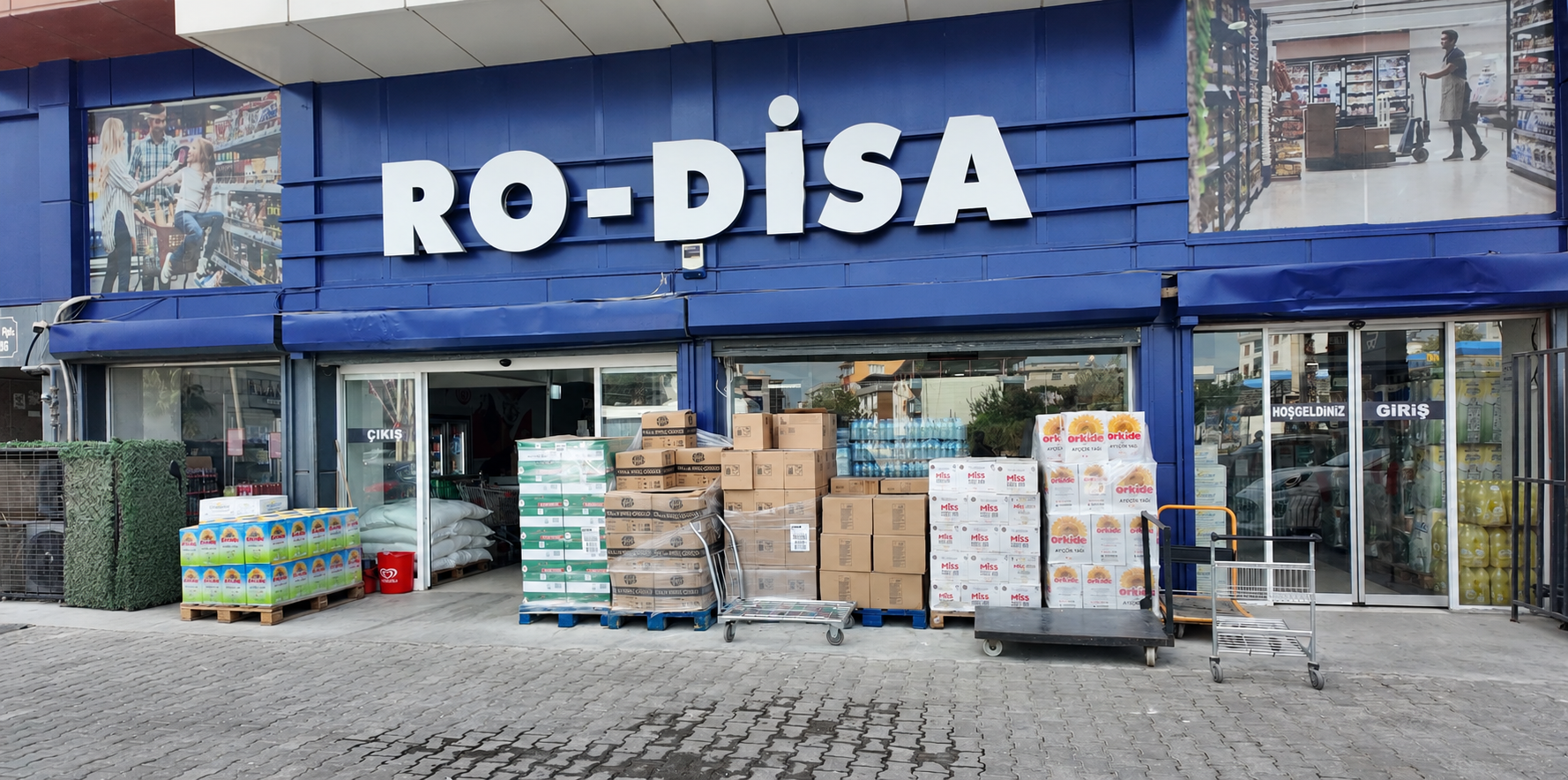 Rodisa mağaza cephesi